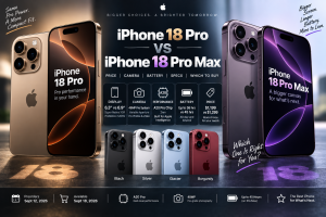 iPhone 18 Pro Max vs iPhone 18 Pro: Price, Camera, Battery & Which to Buy