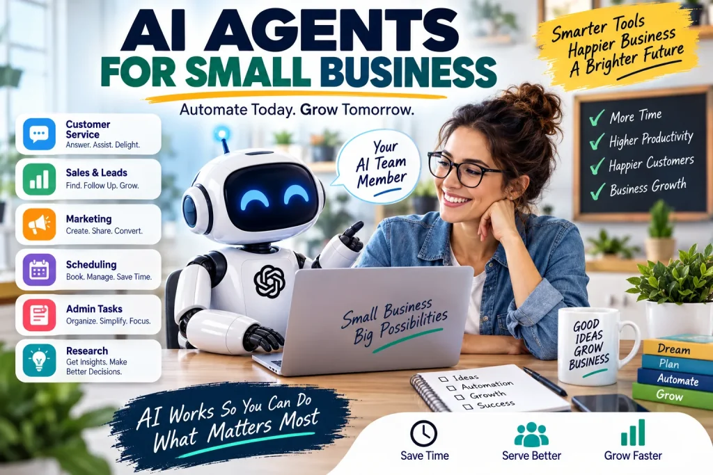 AI Agents for Small Business: 15 Uses in 2026