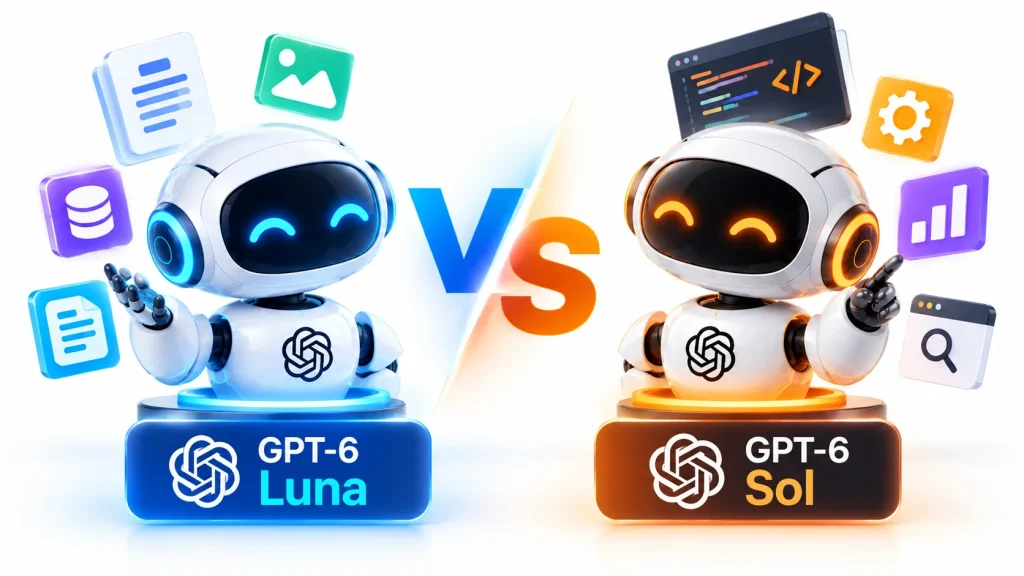 GPT-6 Luna vs GPT-6 Sol