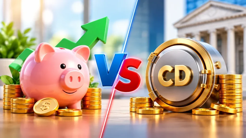 High-Yield Savings Account vs CD in 2026: Which Pays More?