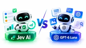 Jev AI vs GPT-6 Luna: Pricing, Speed, AI Agents & Which Should You Use?