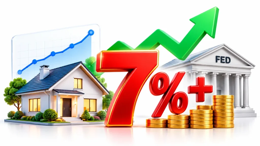Why Are Mortgage Rates Above 7% in 2026? Fed Hike, Forecast & What Buyers Should Know