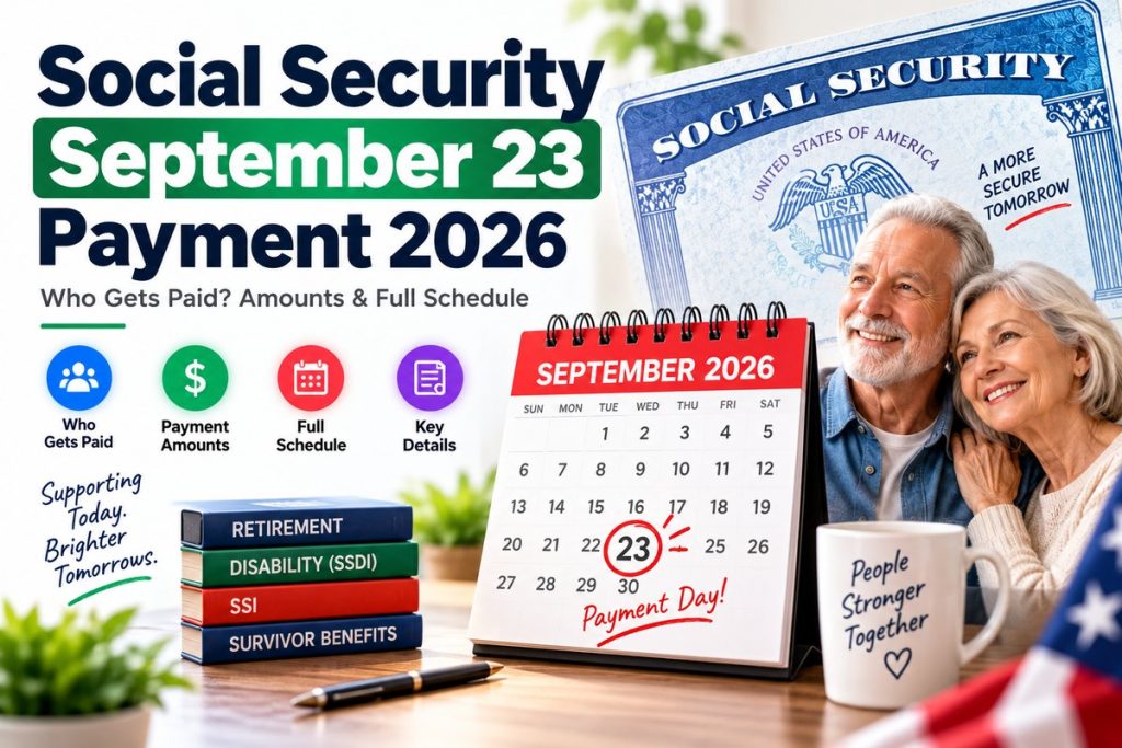 Social Security September 23 Payment 2026: Who Gets Paid?