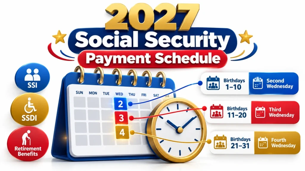 2027 Social Security Payment Schedule: Complete Calendar by Birth Date