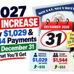 2027 SSI Increase: New $1,029 & $1,544 Payments Start December 31: What You’ll Get