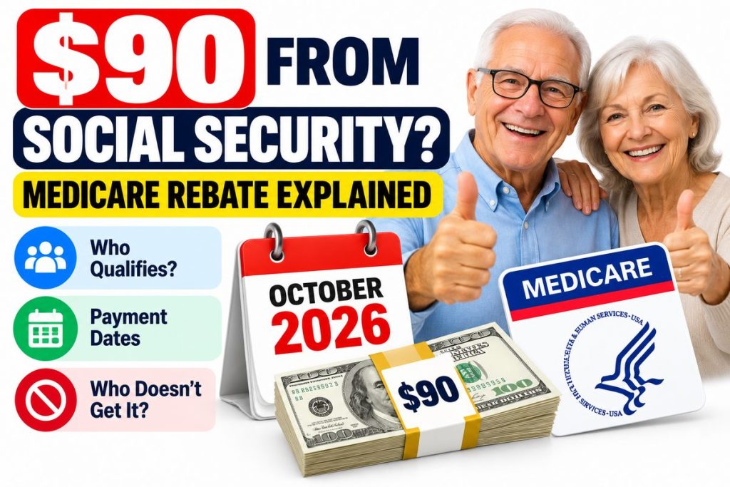 Why Did I Get $90 From Social Security? October 2026 Medicare Rebate Explained