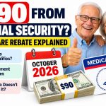 Why Did I Get $90 From Social Security? October 2026 Medicare Rebate Explained