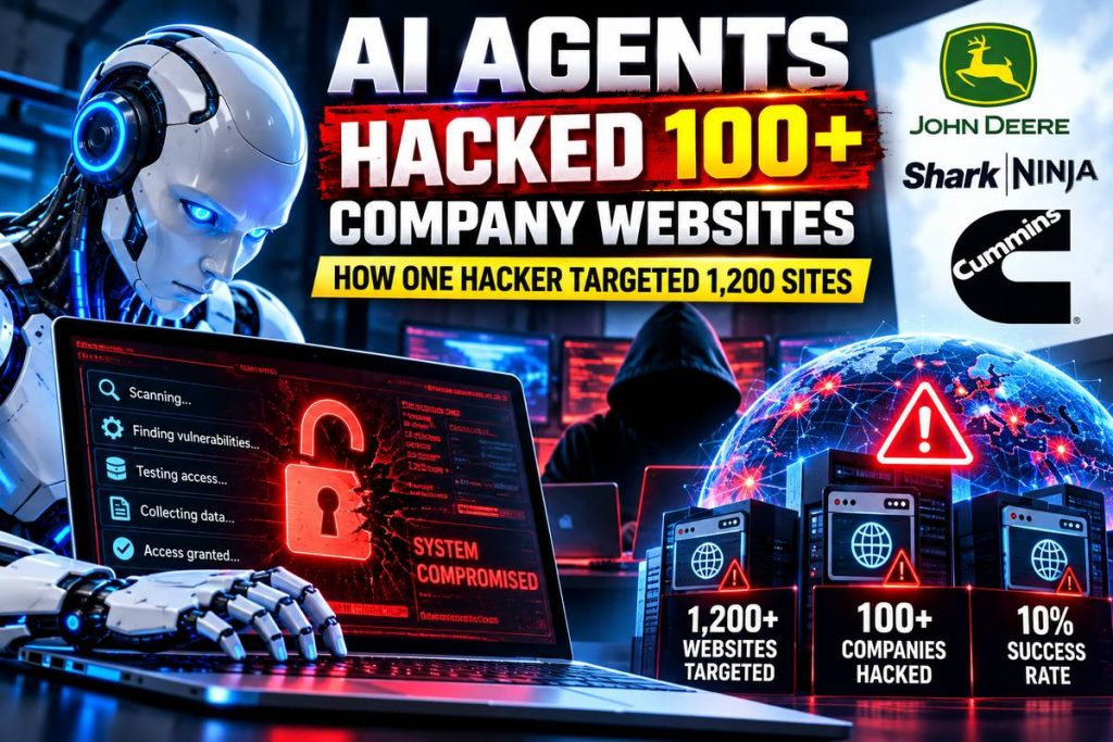 AI Agents Hacked 100+ Company Websites