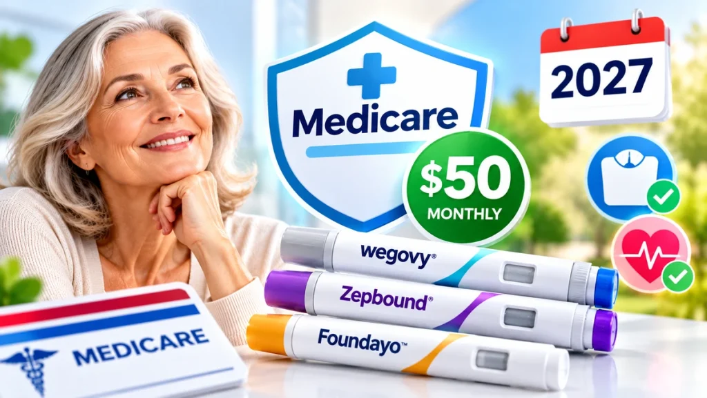 Medicare GLP-1 Bridge 2027: $50 Wegovy & Zepbound Coverage, Eligibility & How to Apply